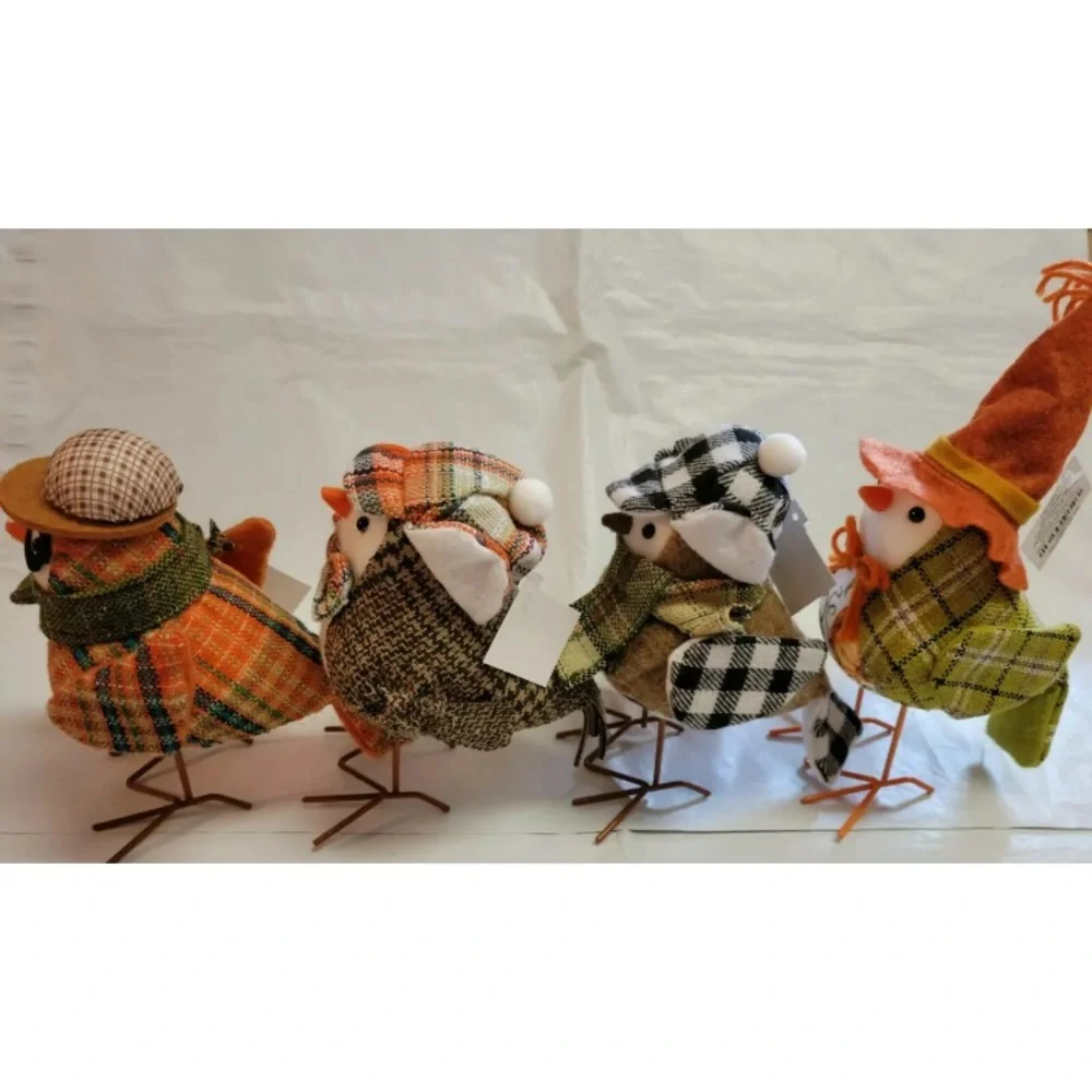 4 - Hobby Lobby Fall Autumn Harvest Fabric Birds